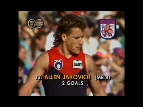 Allen Jakovich - Melbourne - 8 goals v Essendon - 1991 Elimination Final - VFL Park - AFL