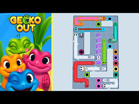 Gecko Out Levels 46-50 | Every Puzzle Solved! 🎯
