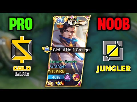 Gold Lane Granger is better than Jungle granger?!! Build Top 1 Global Granger 2023