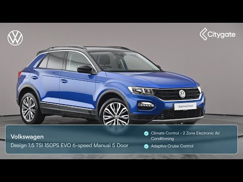 Volkswagen T-Roc - Design 1.5 TSI 150PS EVO 6-speed Manual 5 Door - Citygate Volkswagen Ruislip