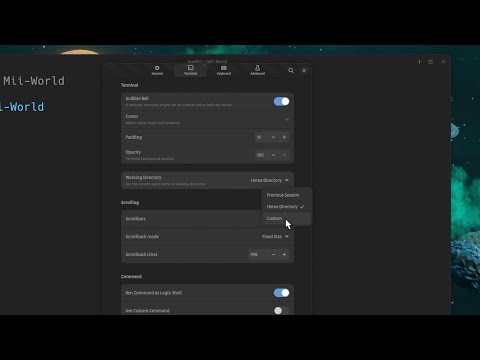 New tab policy on Blackbox Terminal 0.14 | GNOME 44
