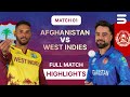 Full Highlights Afghanistan Vs West Indies 1st T20I MATCH 3213