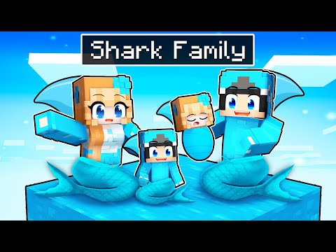 Sneaky Minecraft SHARK FAMILY Parody