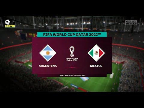 FIFA-23 - Argentina vs Mexico Qatar World Cup 2022 - [4K@60FPS PC Gameplay]