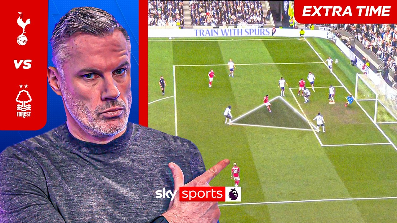 "Spurs should part ways with Tudor" | Jamie Carragher analyses Spurs 0-3 Forest | EXTRA TIME