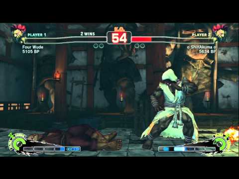Four Wude [Akuma] vs 0ShinAkuma0 [Akuma] 2/2 SSF4 Endless Battle - TRUE-HD