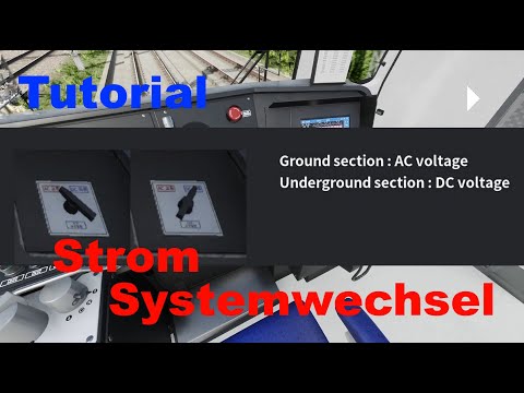 Hmmsim Metro 004 🚝 Tutorial, Stromsystemwechsel wie das richtig geht