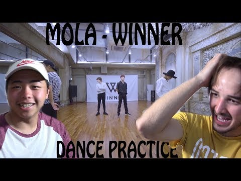 FIRST TIME REACTING TO WINNER MOLA DANCE PRACTICE!!!