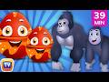 Baby Wild Animals With Surprise Eggs Animal Sounds For Toddlers 39 Min ChuChu TV