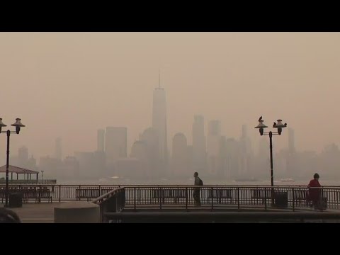 NJ residents grapple with smoke, hazy conditions from Canada wildfires