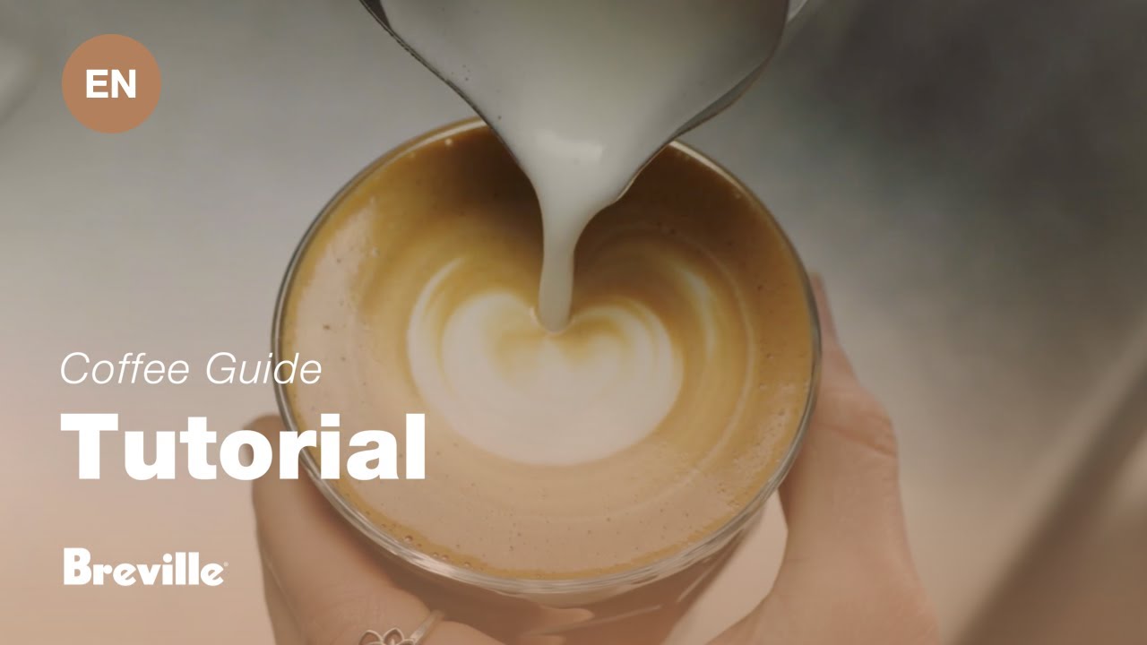 Breville coffee guide tutorial - How to create latte art: the dot
