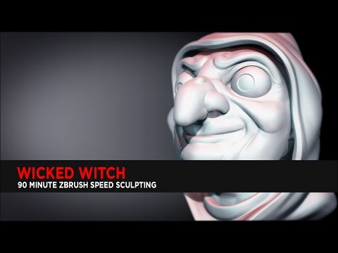Wicked Witch : ZBrush Speed Sculpting