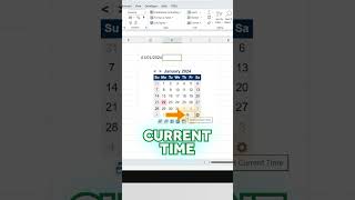 Easily Add a Calendar in Excel