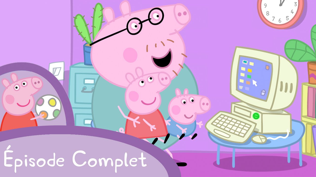 Peppa Pig S01 E07 : Mumi Gris på arbejde (Fransk)