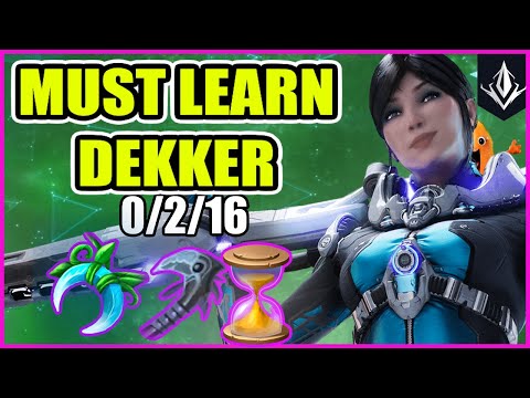 THE BEST SUPPORT YOU HAVE TO LEARN FOR RANKED | Predecessor Dekker Gameplay