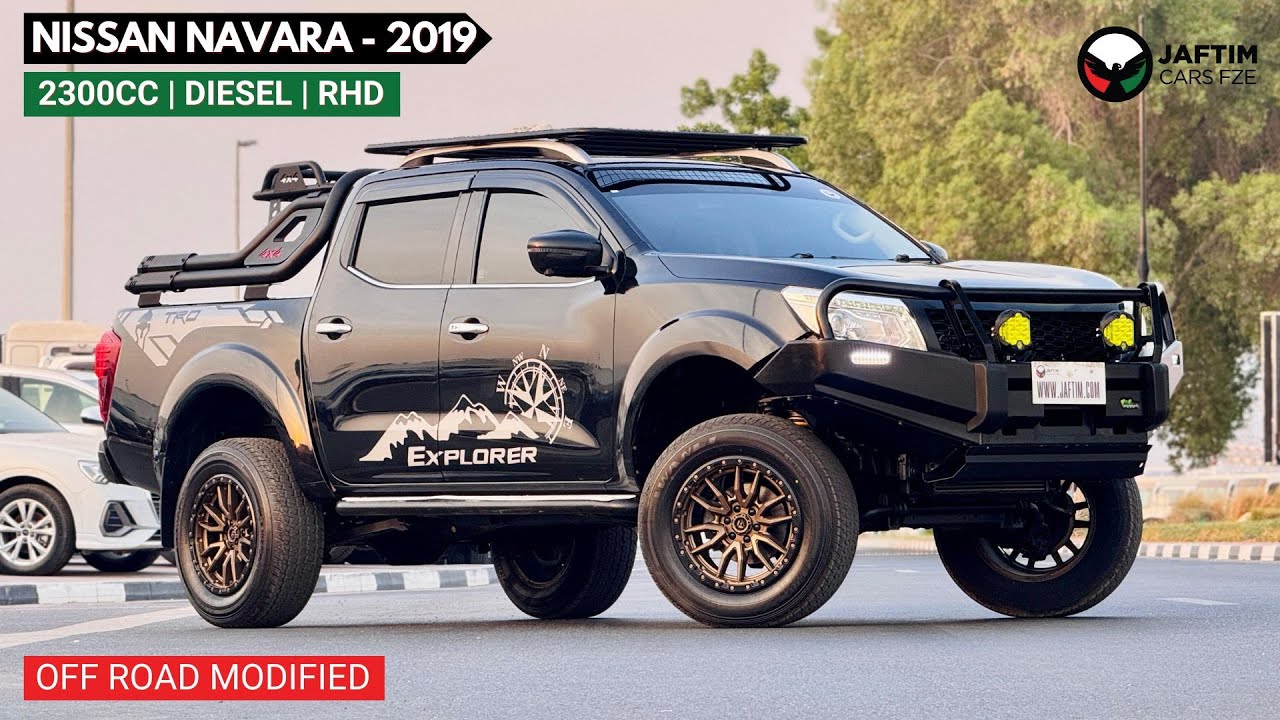 Nissan Navara OFF ROAD MODIFIED | 360 VIEW CAMERA | AT | 2.3L DIESEL ENGINE | PARKING SENSORS | RHD video