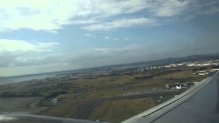 AKL to CHC AirNZ A320 1080p