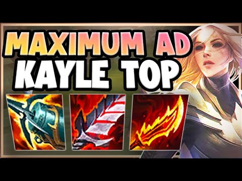 TEAMMATES ARE OVERRATED! 1v9 CARRY WITH THIS MAX AD KAYLE STRAT! KAYLE TOP! - League of Legends