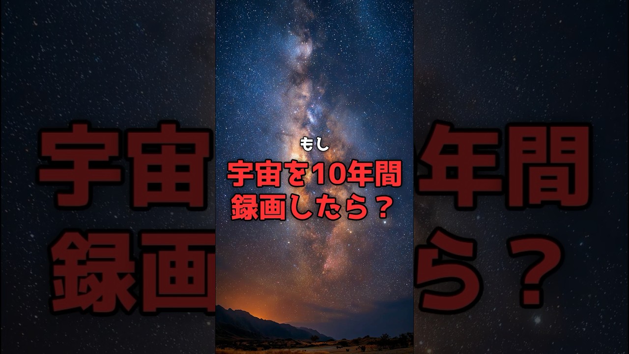 宇宙を10年間「録画」し続ける望遠鏡。 のサムネイル