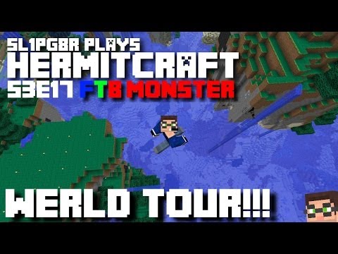 HermitCraft FTB Monster - Walrus World Tour!!! ( Minecraft Feed The Beast Let's Play ) S3E17