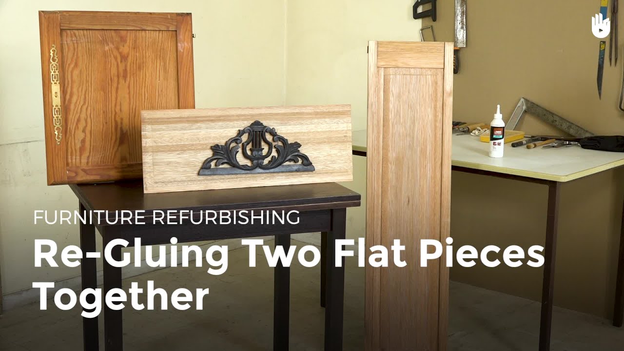 ReGluing Two Flat Pieces Together Furniture Restoration Sikana