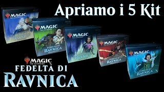 MtG ► FEDELTA&#39; DI RAVNICA - Apertura dei Prerelease Kit [unboxing]