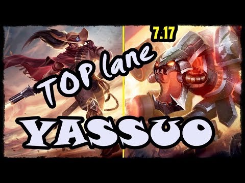 Full game Yassuo Yasuo vs Cho'gath Top Season 7 S7
