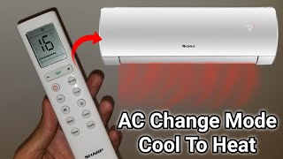 How to operate Air Conditioner on Heating Mode