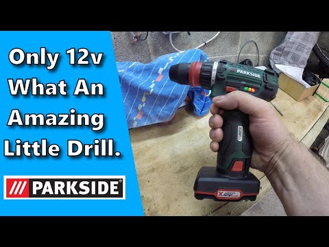 Parkside/Lidi 12v Cordless screwdriver / Drill, 12V PBSA 12 D4. Unboxing & Review.
