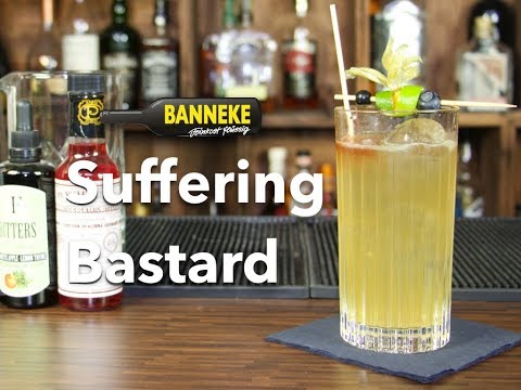 Suffering Bastard - Bourbon Cocktail selber mixen - Schüttelschule by Banneke
