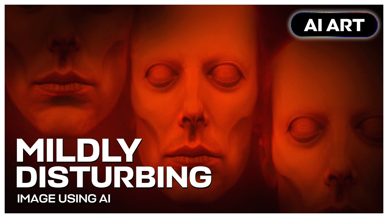 mildly disturbing images made by AI (Stable Diffusion)