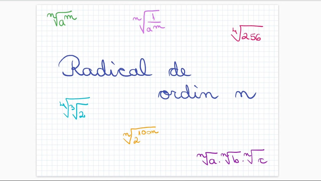 Radical de ordin n, radacina patrata, radacina cubica, proprietati - Clasa a X-a