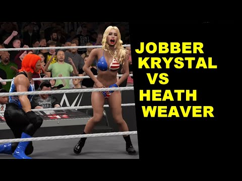 WWE 2K17 Jobber Krystal vs Heath Weaver - Extreme Rules
