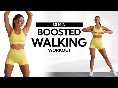 30 MIN BOOSTED WALKING WORKOUT FOR WEIGHT LOSS- No Jumping Fat Burning