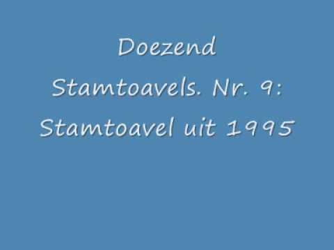 Doezend Stamtoavels. Nr. 9: Stamtoavel uit 1995