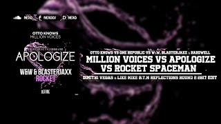 Million Voices Vs Apologize Vs Rocket Spaceman (Dimitri Vegas & Like Mike Bringing The Madness 2017)
