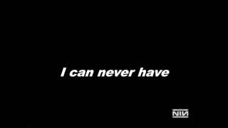 Nine Inch Nails - Something I Can Never Have Lyrics