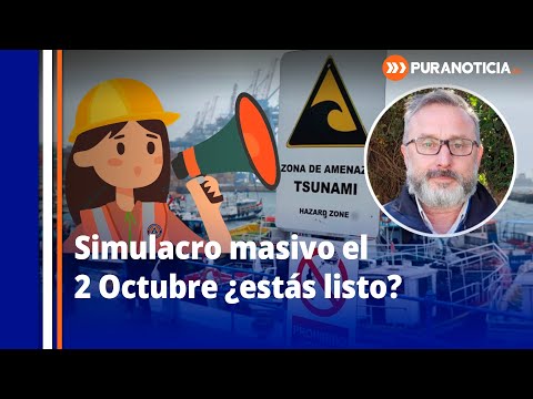 Simulacro sismo tsunami Región de Valparaíso realizará el mayor ejercicio nacional el 2 de octubre