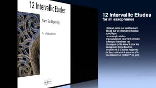 Sam SADIGURSKY - 12 Intervallic Etudes for all saxophones