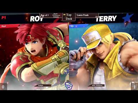 Fizzique (Mii Brawler, Roy) Vs YDelirious (Terry) - Top Deck, Loser's Finals