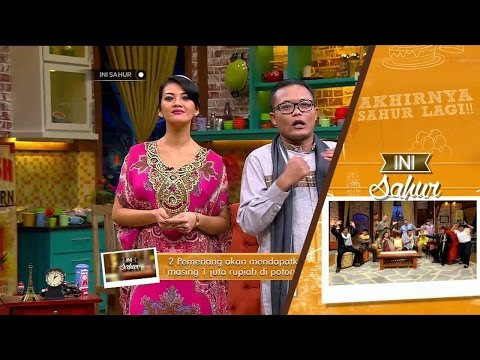 Ini Sahur 17 Juni 2016 Part 1/8 - Billy Syahputra dan Farah Quinn