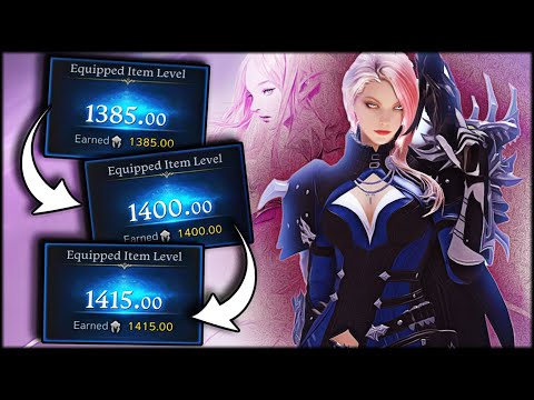 How I Level my ALTS Efficiently Beyond 1400 Without Spending to much GOLD in Lost Ark