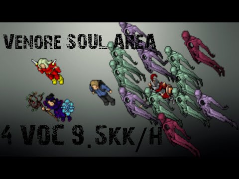 [Tibia] [4 VOC] Venore Souls 9.5KK/H 225%