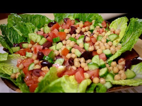How to make Chickpea Salad (Assyrian Food)
