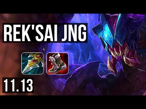 REK'SAI vs GRAVES (JUNGLE) | 6/0/4, 2.2M mastery, 800+ games, Dominating | NA Master | v11.13