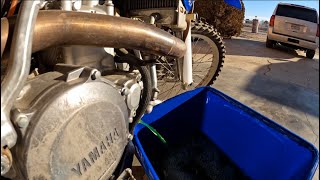 Easiest Way To Fix A Leaking Water Pump On A Dirt Bike!