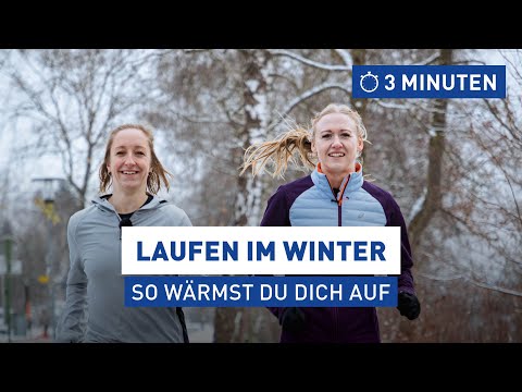 Laufen im Winter: So wärmst du dich bei Minusgraden auf