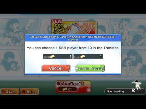 captain tsubasa dream team 4th anniversary selectable ssr part 2