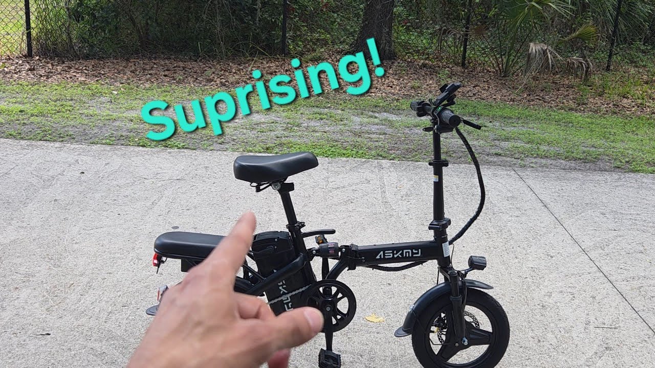 Askmy mini electric ebike review.