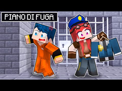 RUBO LA DIVISA DEI POLIZIOTTI PER LA FUGA! - MINECRAFT *VITA IN PRIGIONE*
